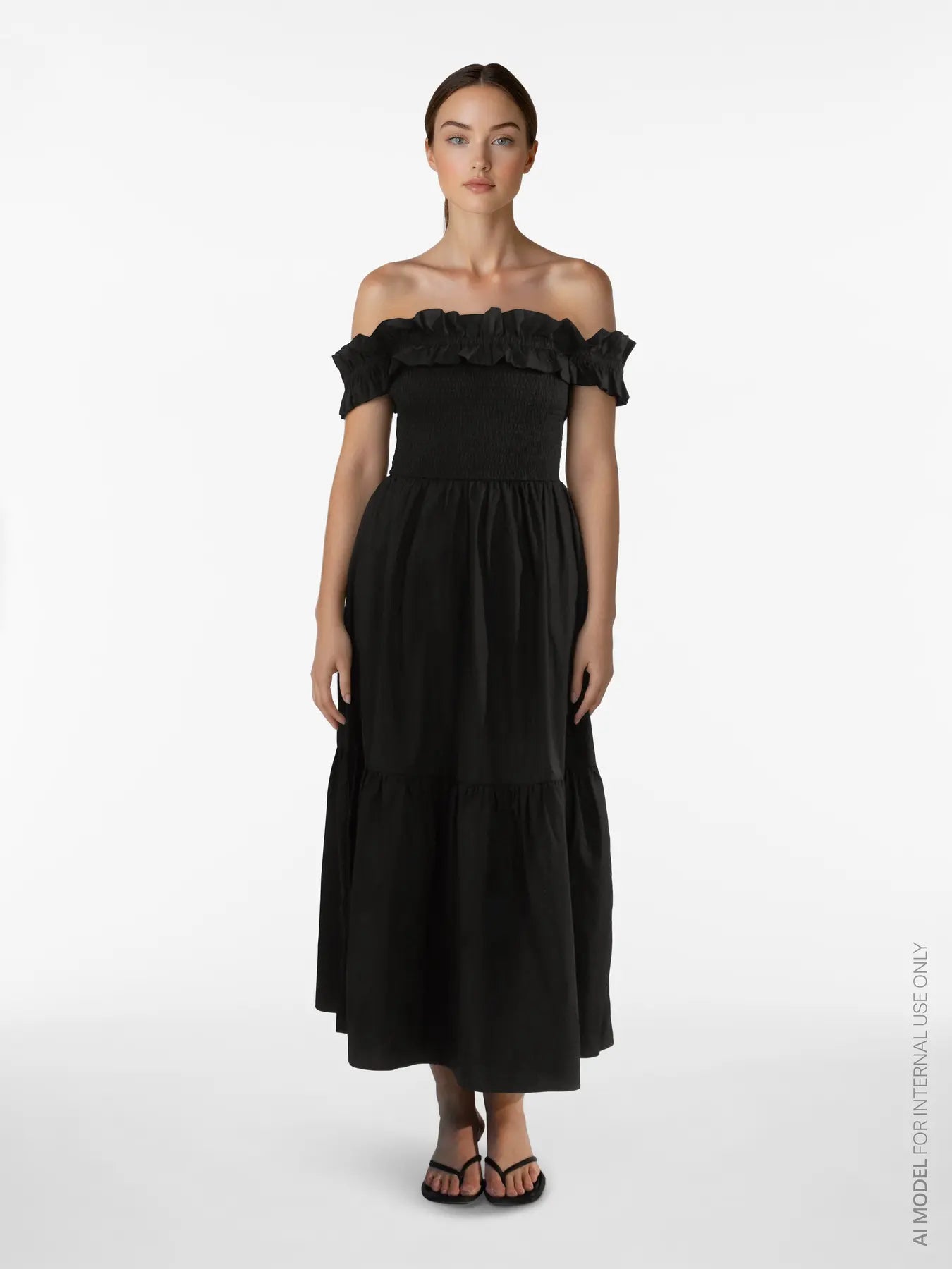 Ringa Spanish Dress Black