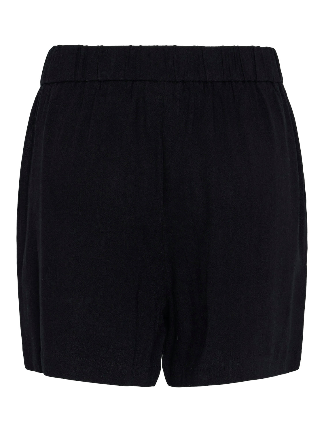 Vinsty Linen Shorts Black