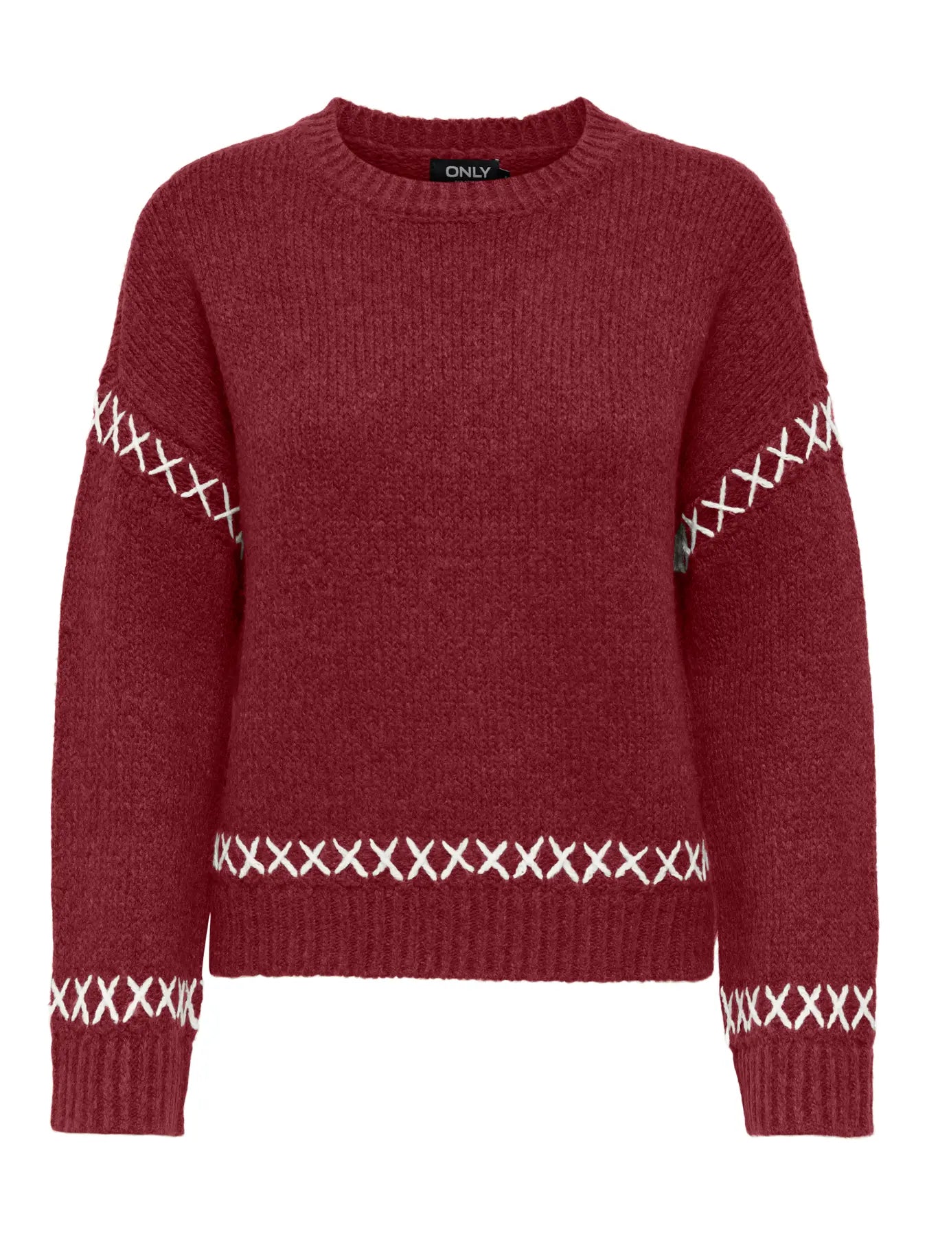 Cross Stitch jumper Red