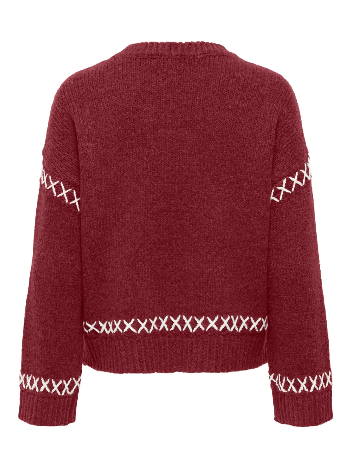 Cross Stitch jumper Red
