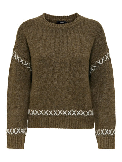 Cross Stitch jumper Brown