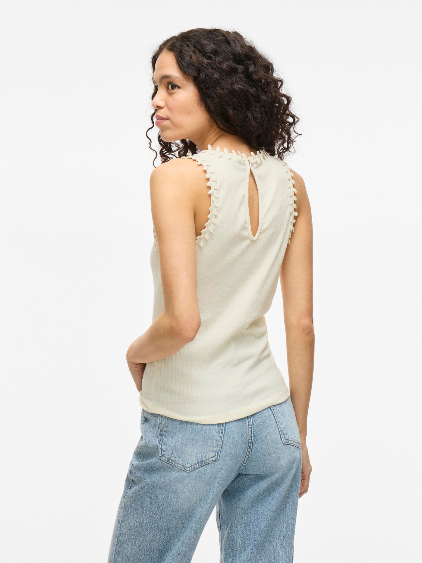 Leaf Cami Cream