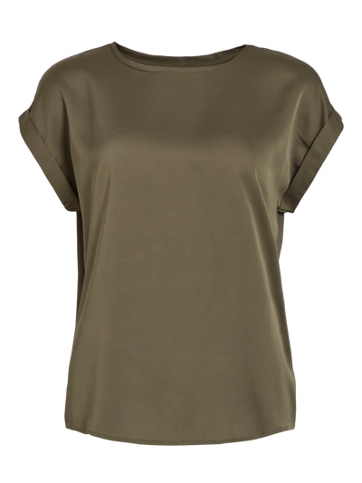 Satin Tee Khaki