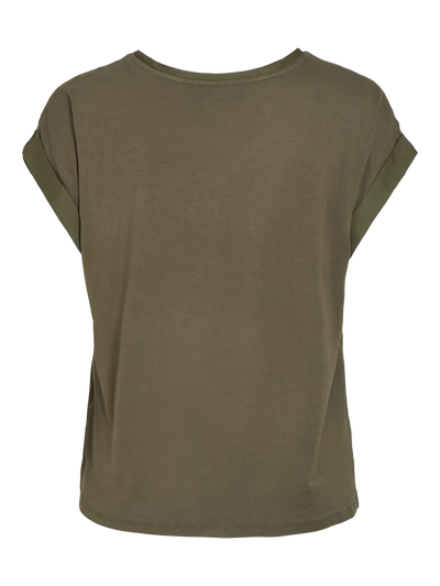 Satin Tee Khaki