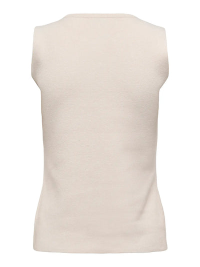 Knit Waistcoat Cream