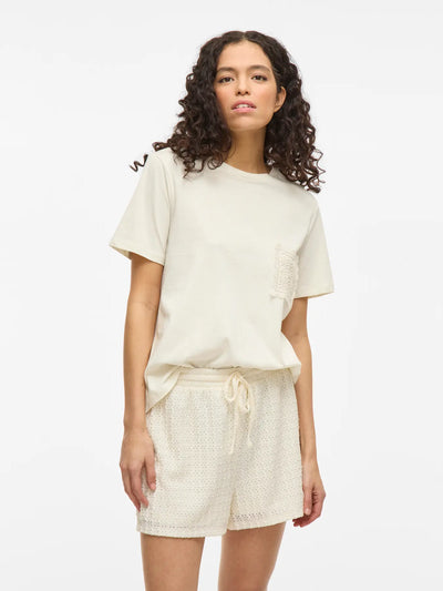 Rina Crochet Tee