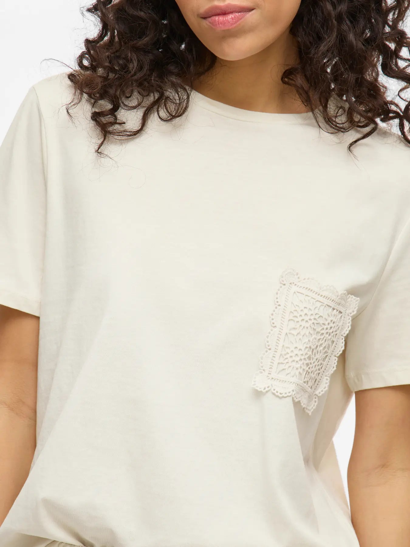 Rina Crochet Tee