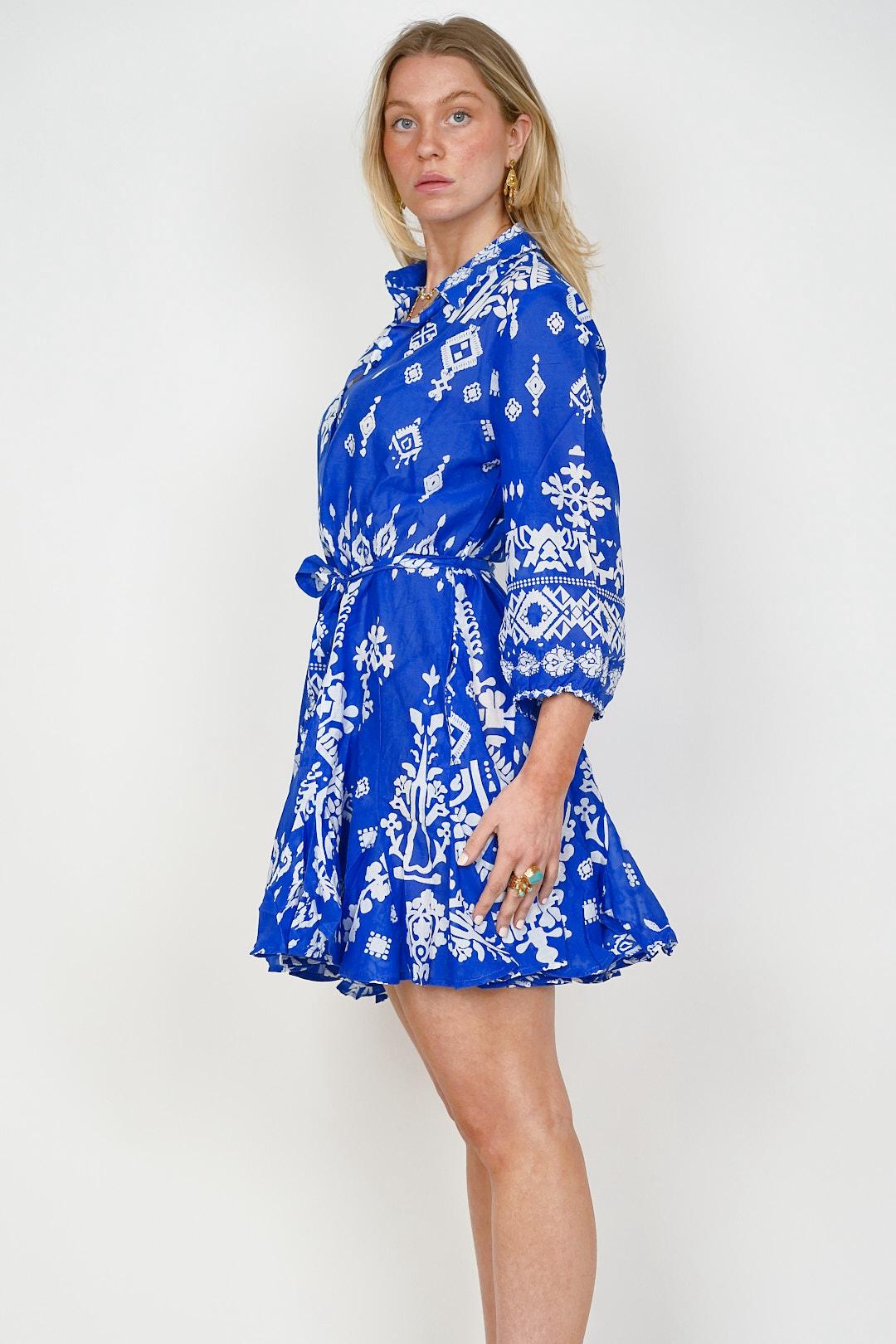 Bianca Dress Blue