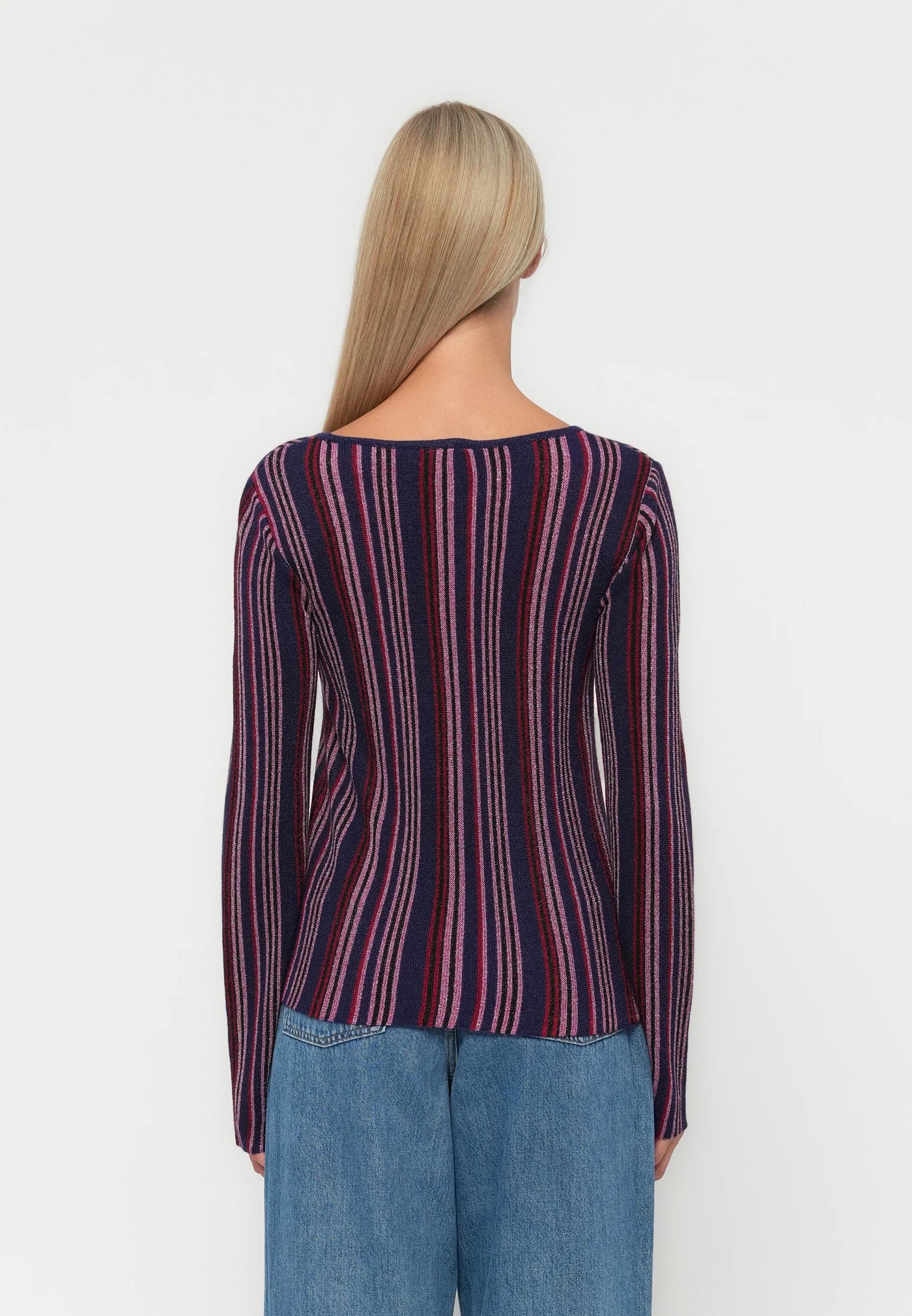 Raspberry Knit Set Top