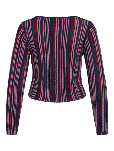 Raspberry Knit Set Top