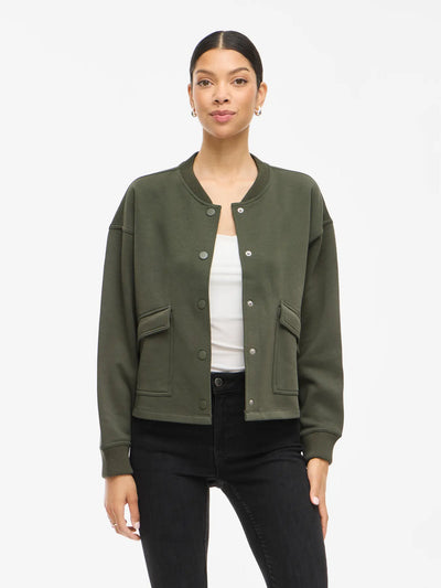 Odessia Jersey Jacket Khaki