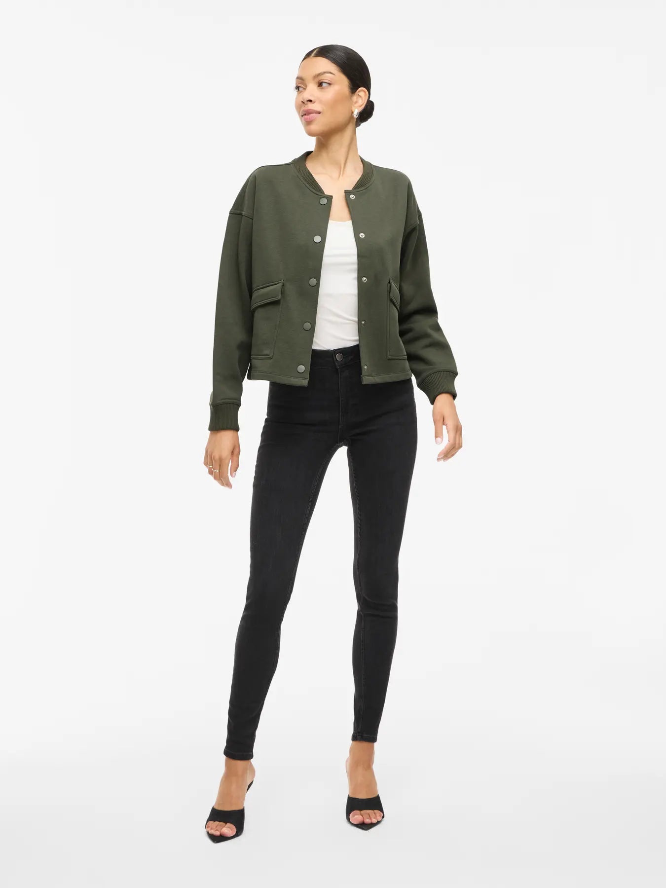 Odessia Jersey Jacket Khaki