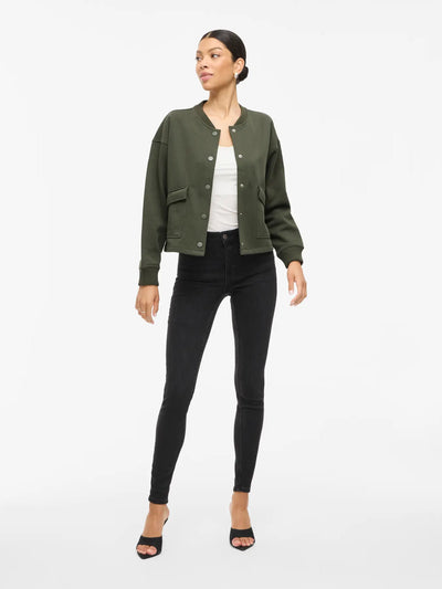 Odessia Jersey Jacket Khaki
