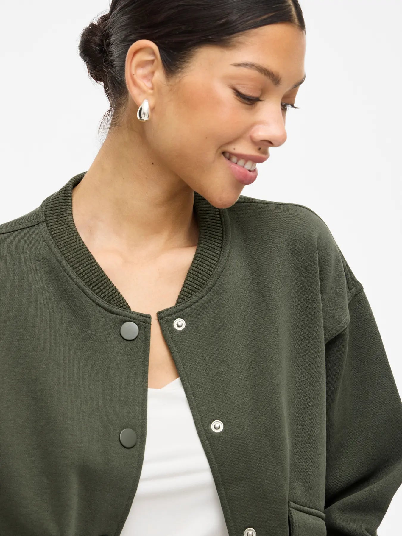 Odessia Jersey Jacket Khaki