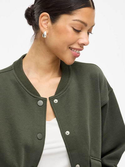 Odessia Jersey Jacket Khaki