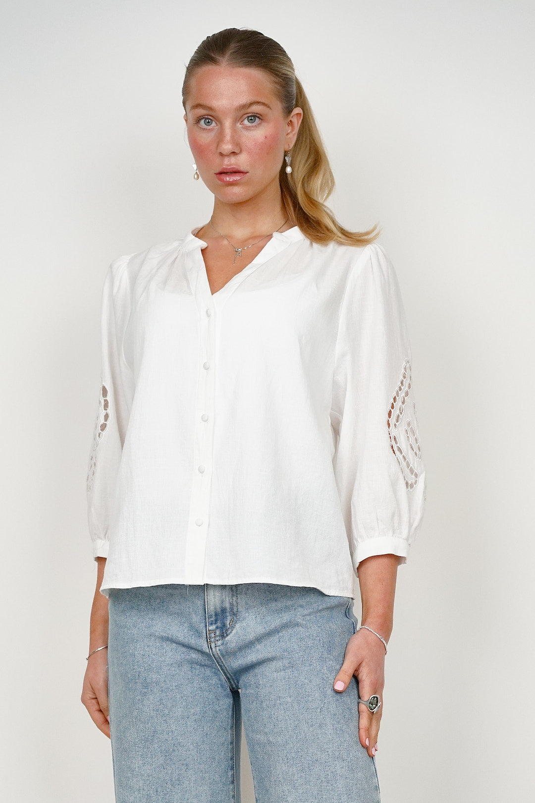 Ycoo Cut Work Blouse 4685