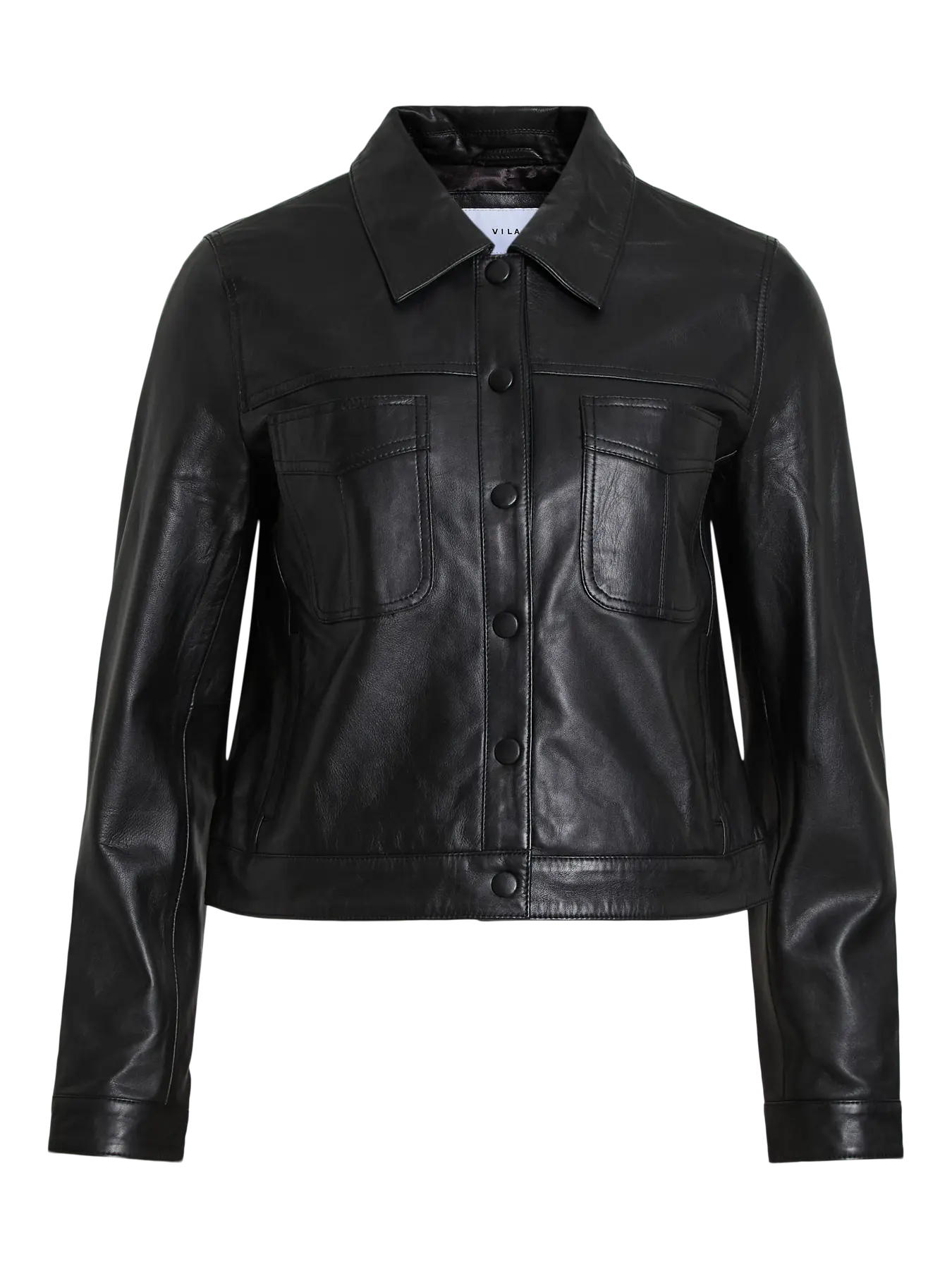Leather Bomber Jacket