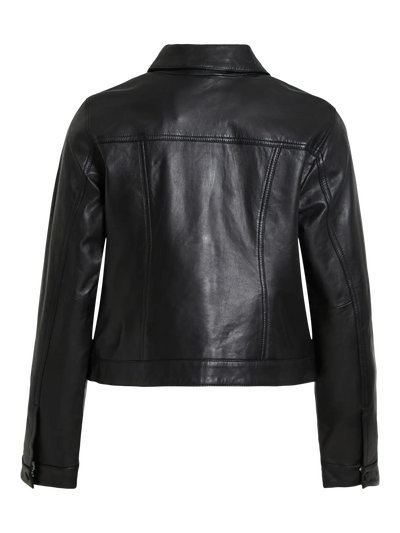 Leather Bomber Jacket