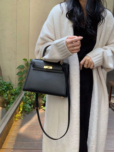 K22cm Kelly Bag Black
