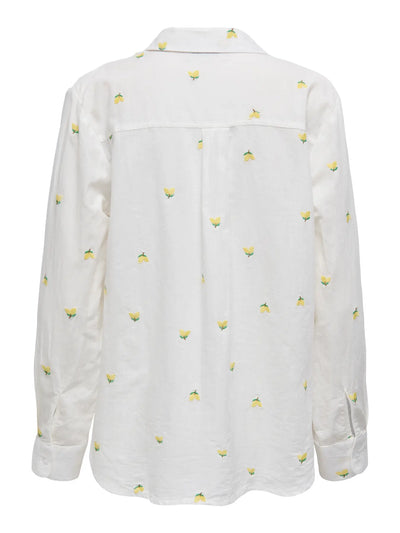 Embroidered Lemon Blouse