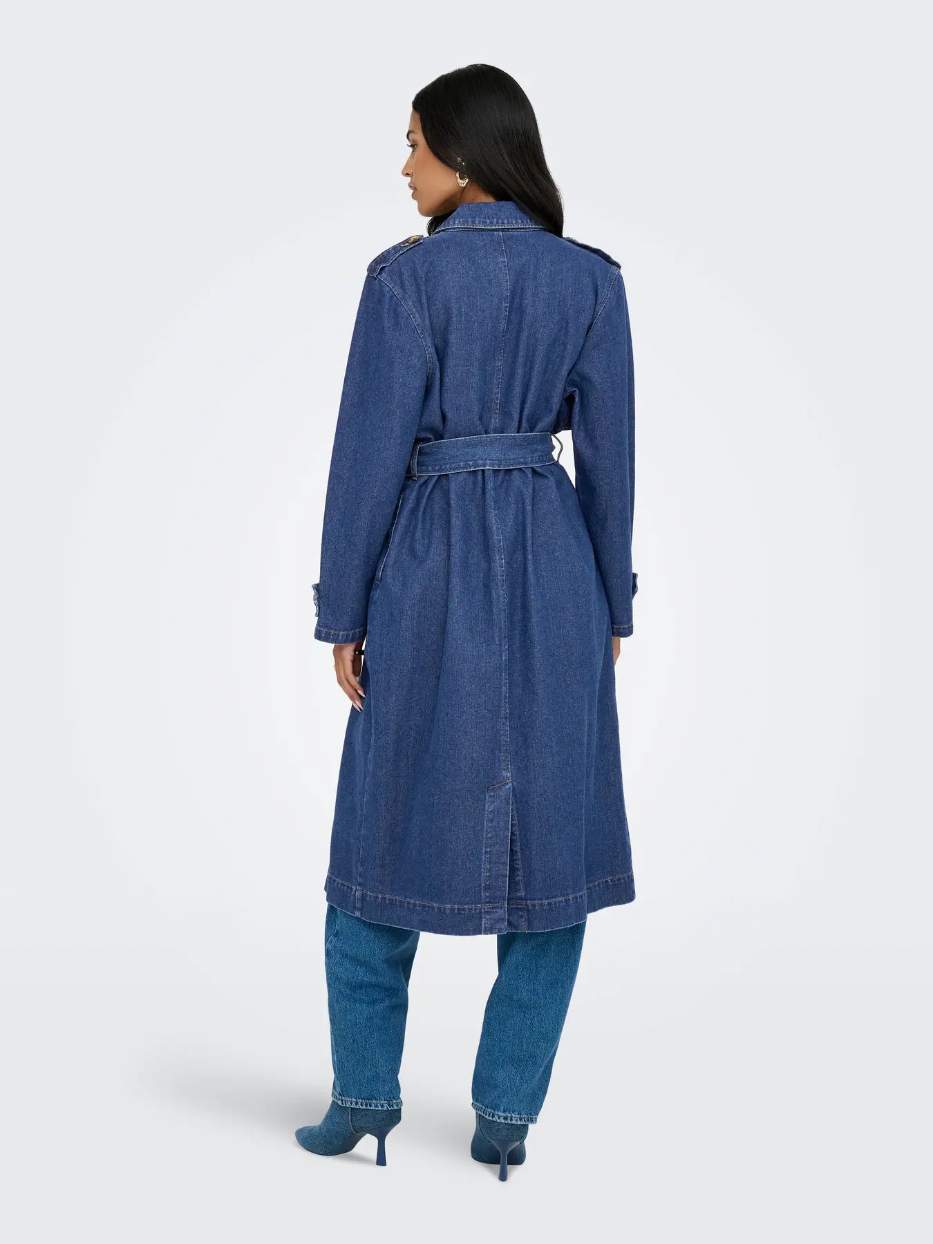 Denim Trench Coat