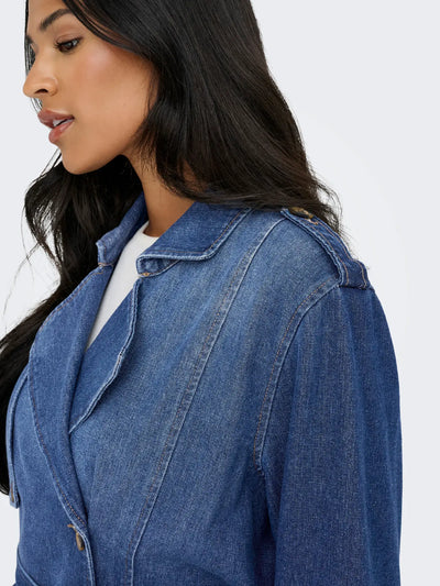 Denim Trench Coat