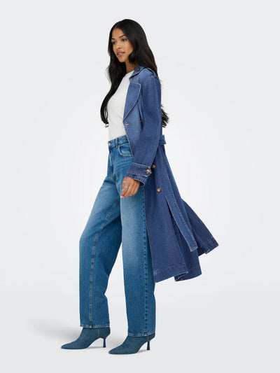 Denim Trench Coat