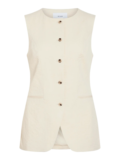 Freja Waistcoat Cream