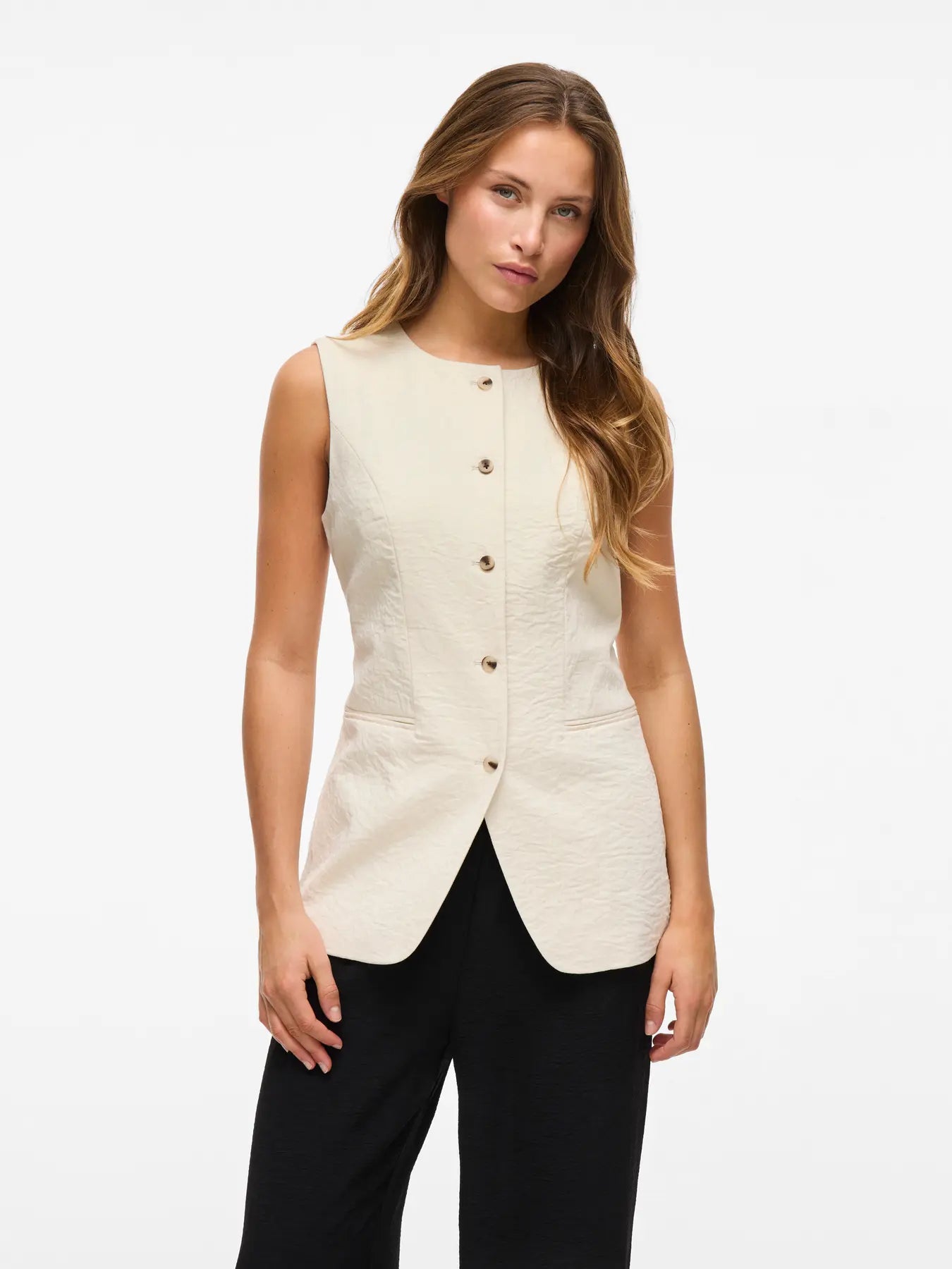 Freja Waistcoat Cream