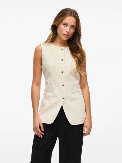 Freja Waistcoat Cream