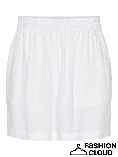 Linen Shorts White