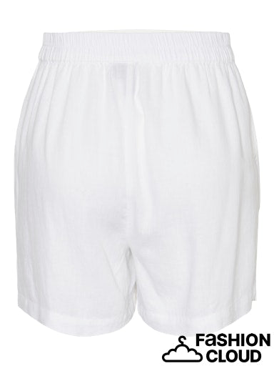 Linen Shorts White