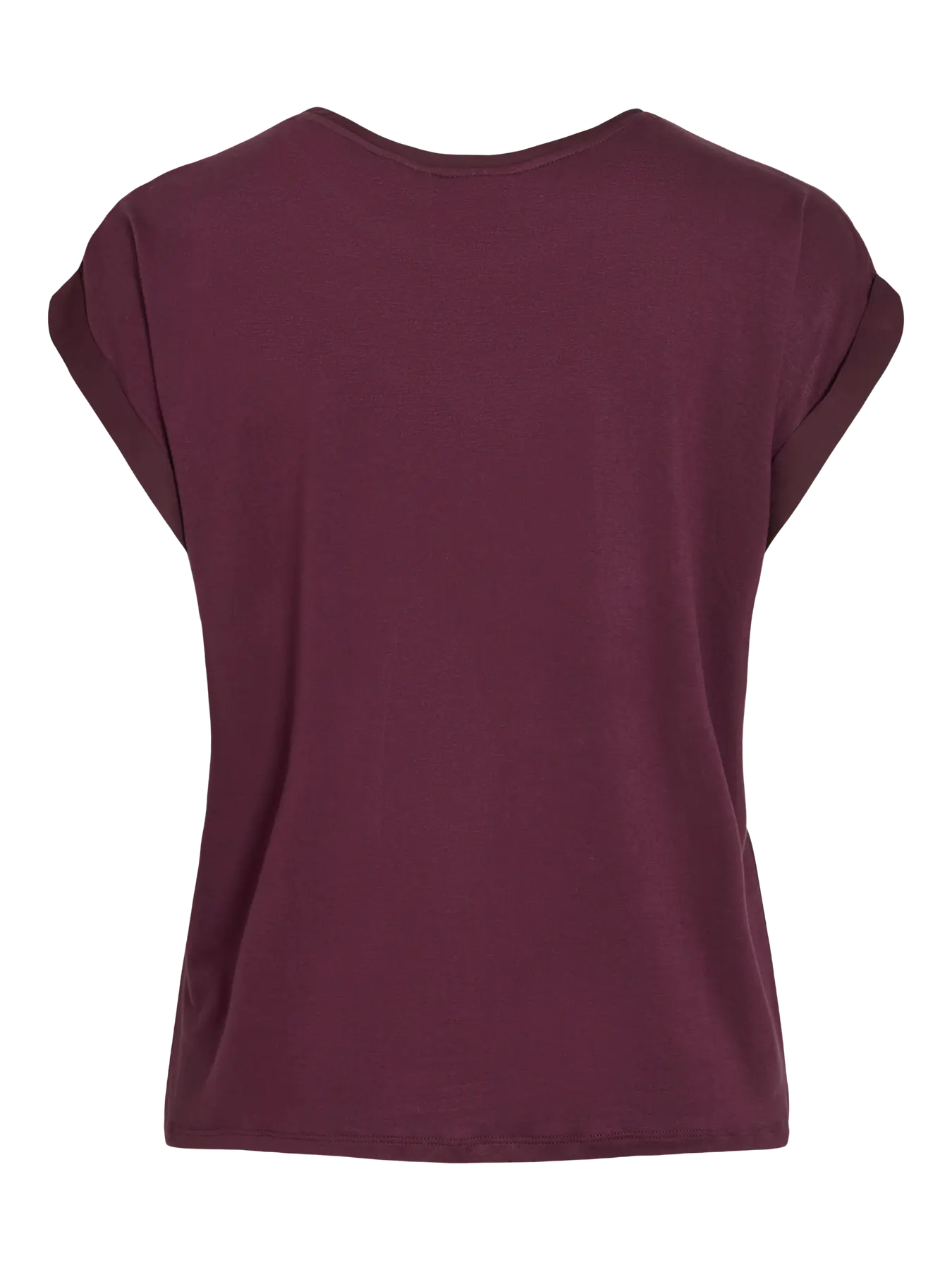 Satin Tee Plum