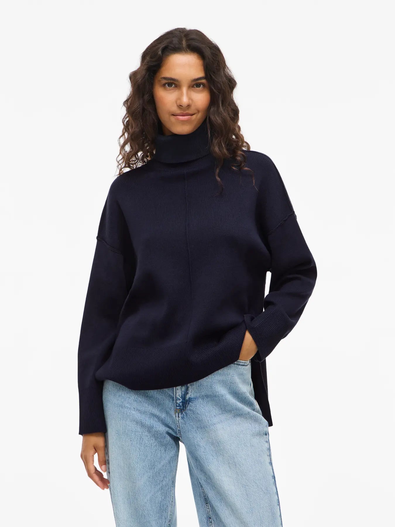 Ostoria Roll neck Jumper Navy
