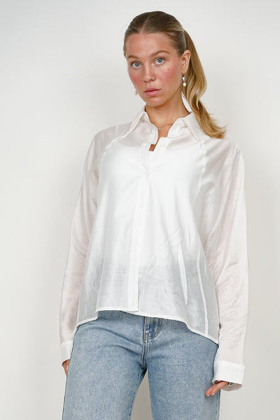 Sweewe Sheer White Blouse