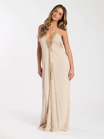 Gold Beach Dress