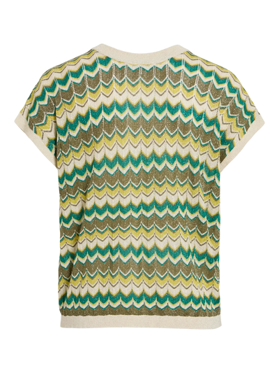 Iconic Zigzag top Green