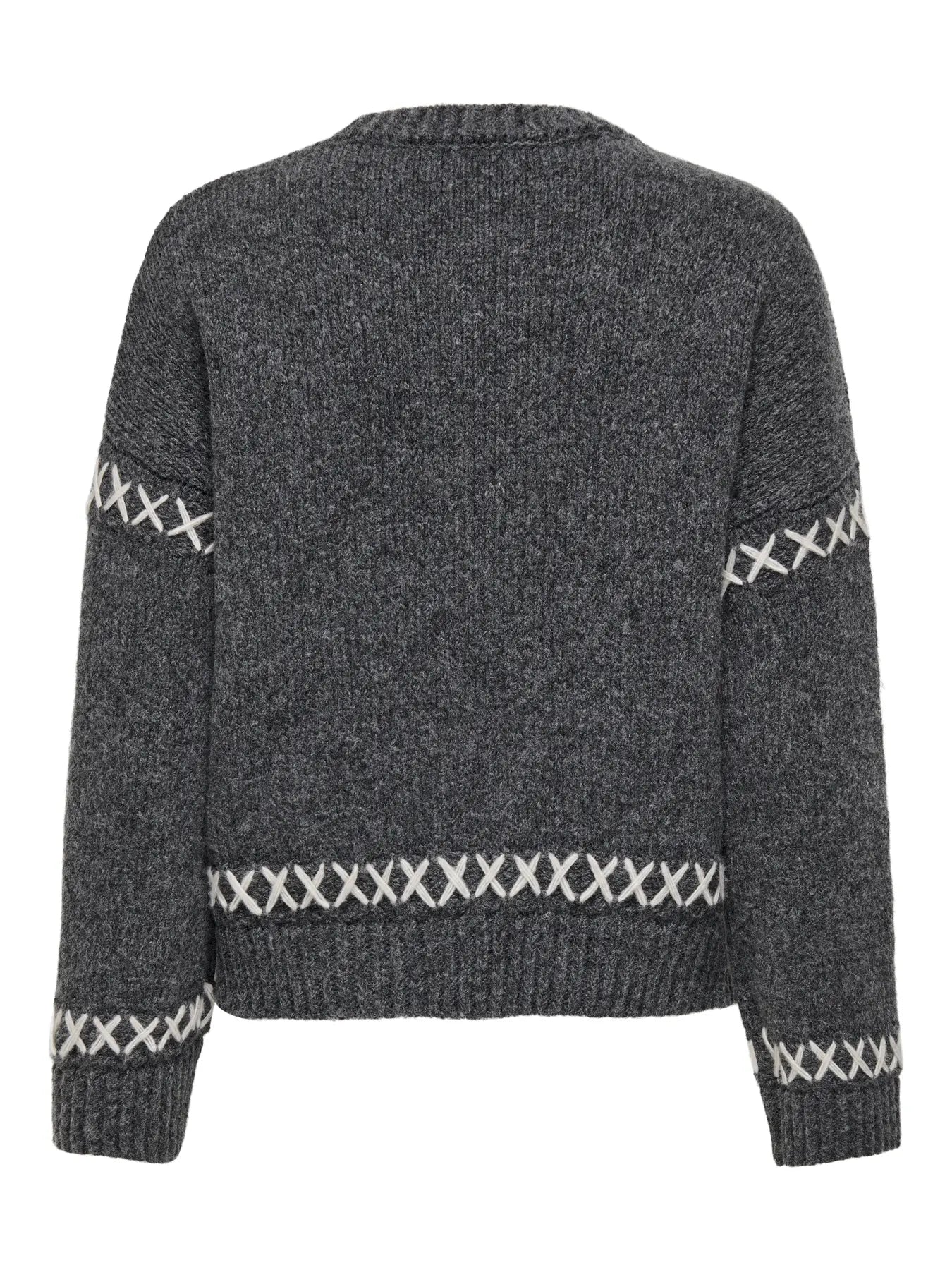 Cross Stitch jumper Grey