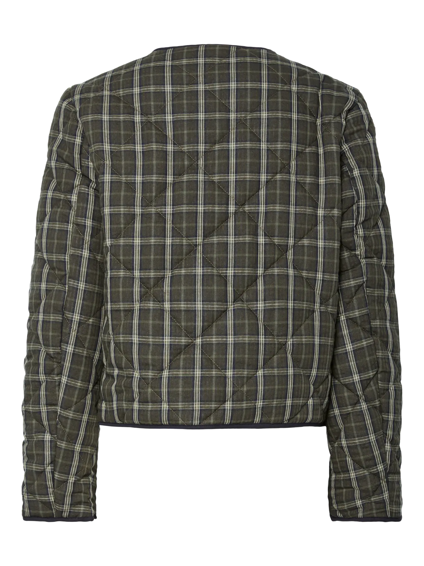 Tartan Quilted Jacket 100% Cotton