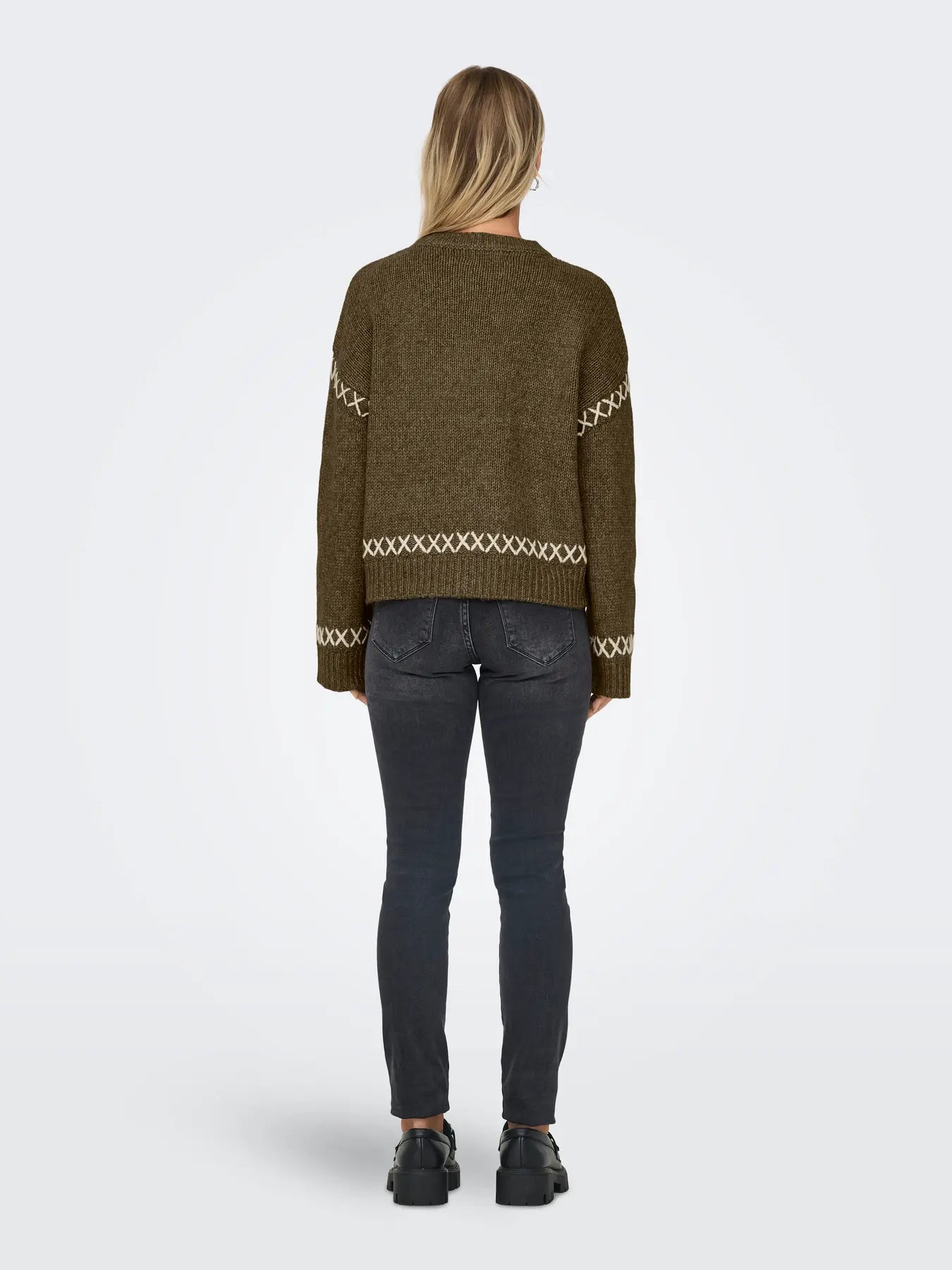 Cross Stitch jumper Brown