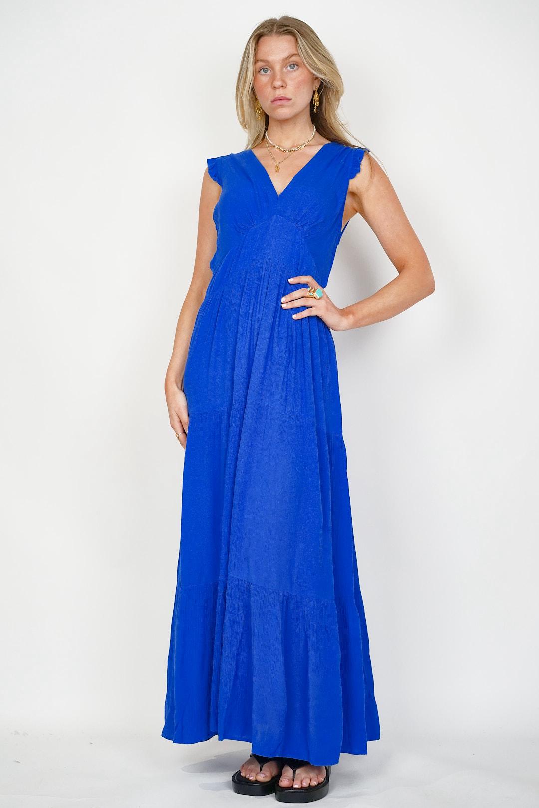 Pablo Maxi Dress Blue