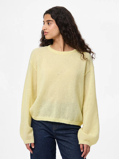 Ida Crew Neck Jumper Yellow