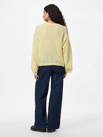Ida Crew Neck Jumper Yellow