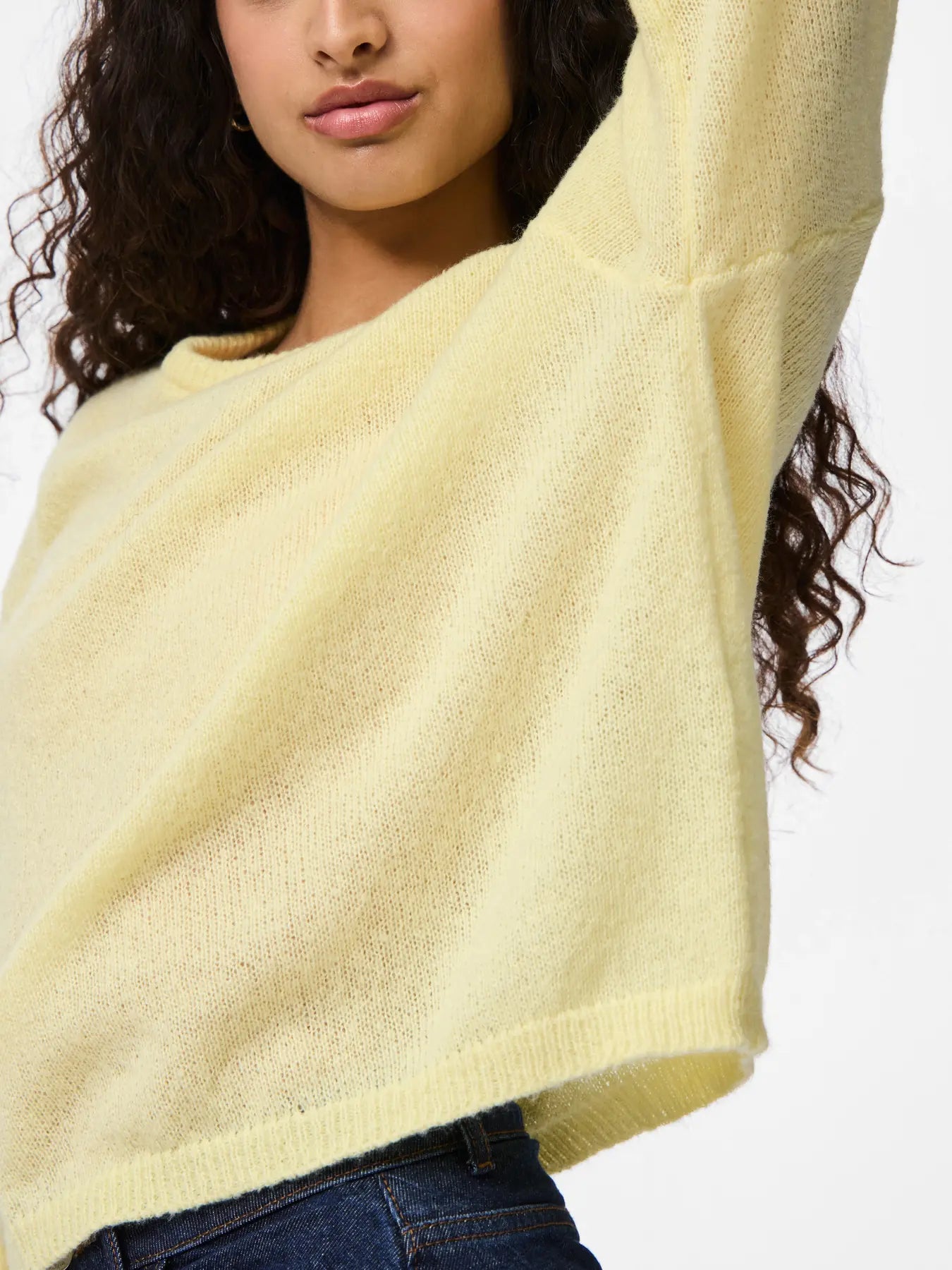 Ida Crew Neck Jumper Yellow