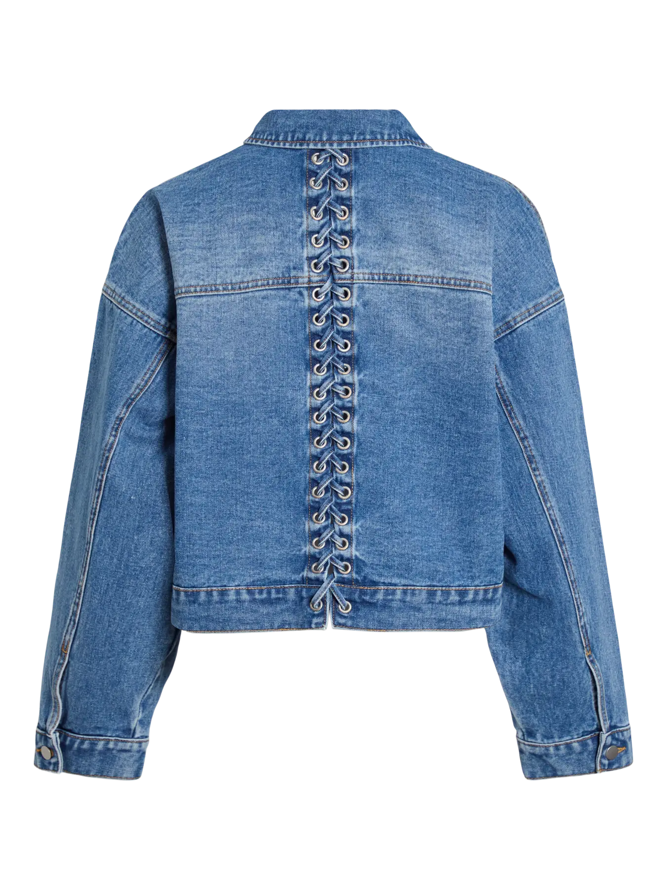 Eyelet Denim Jacket
