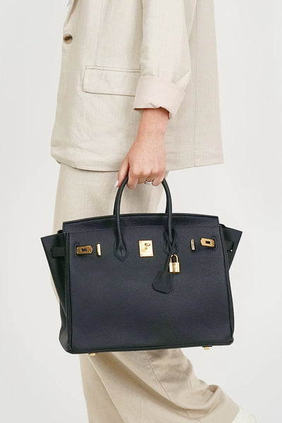 B35cm Togo Leather Bag