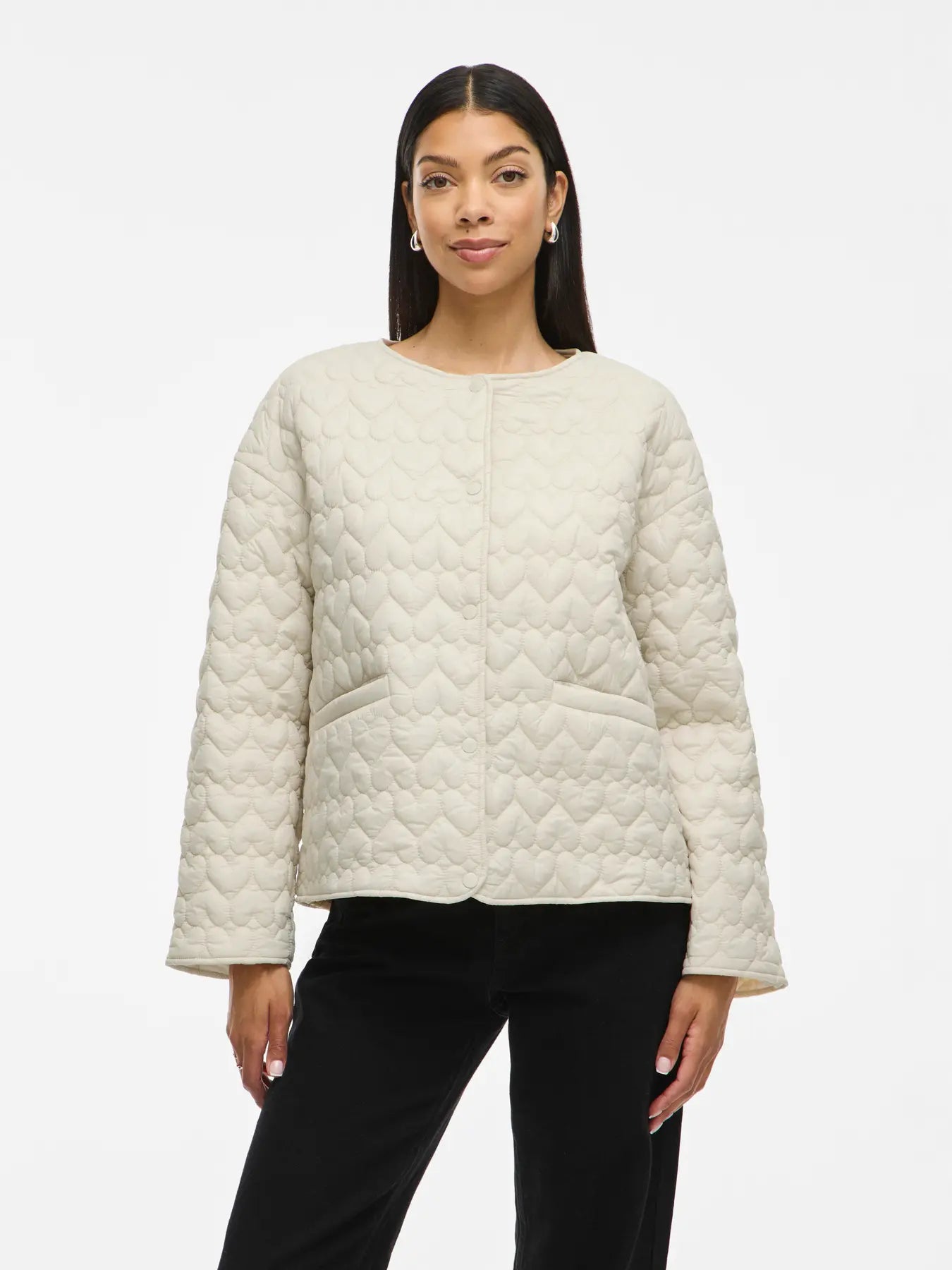Quilted Jacket White