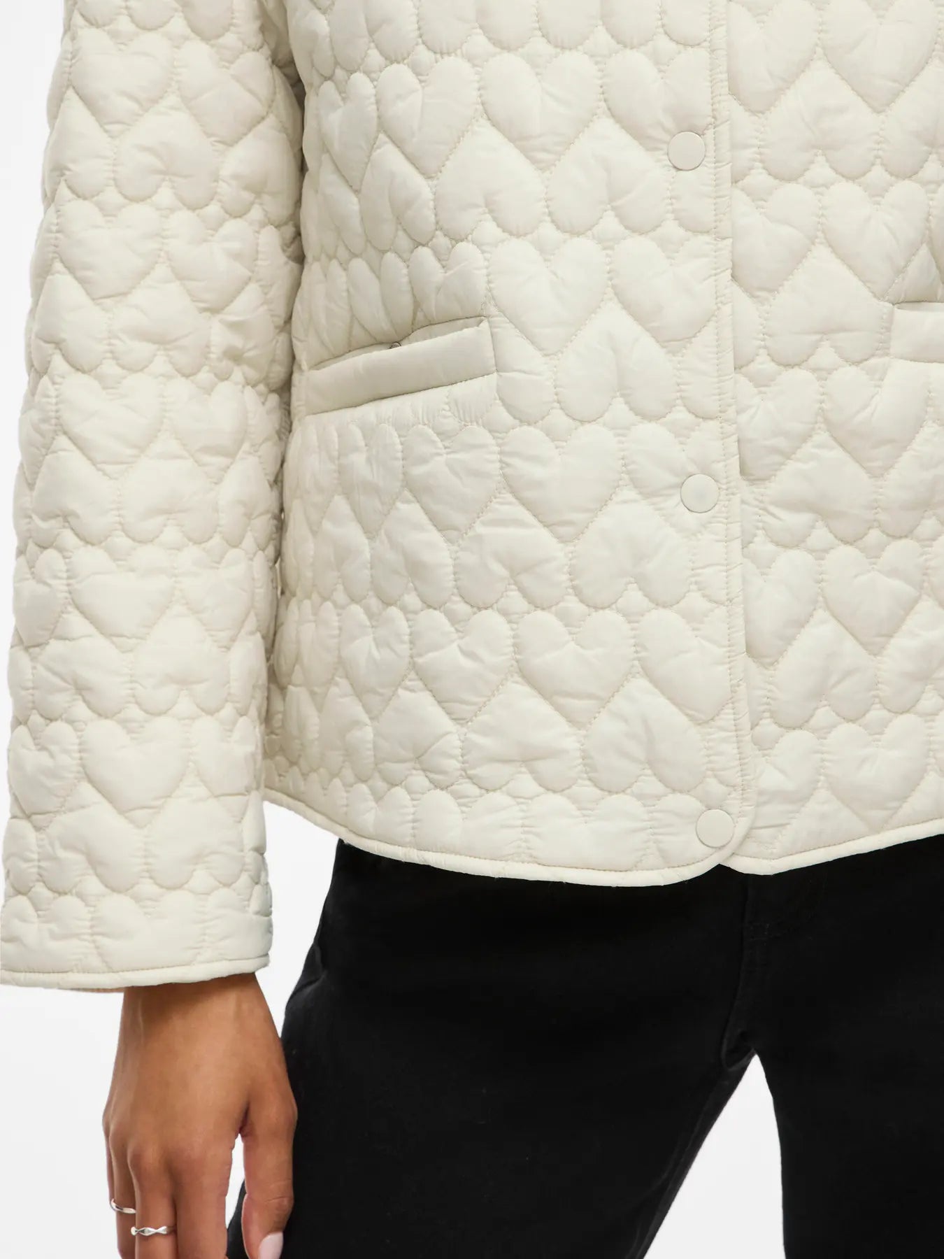 Quilted Jacket White