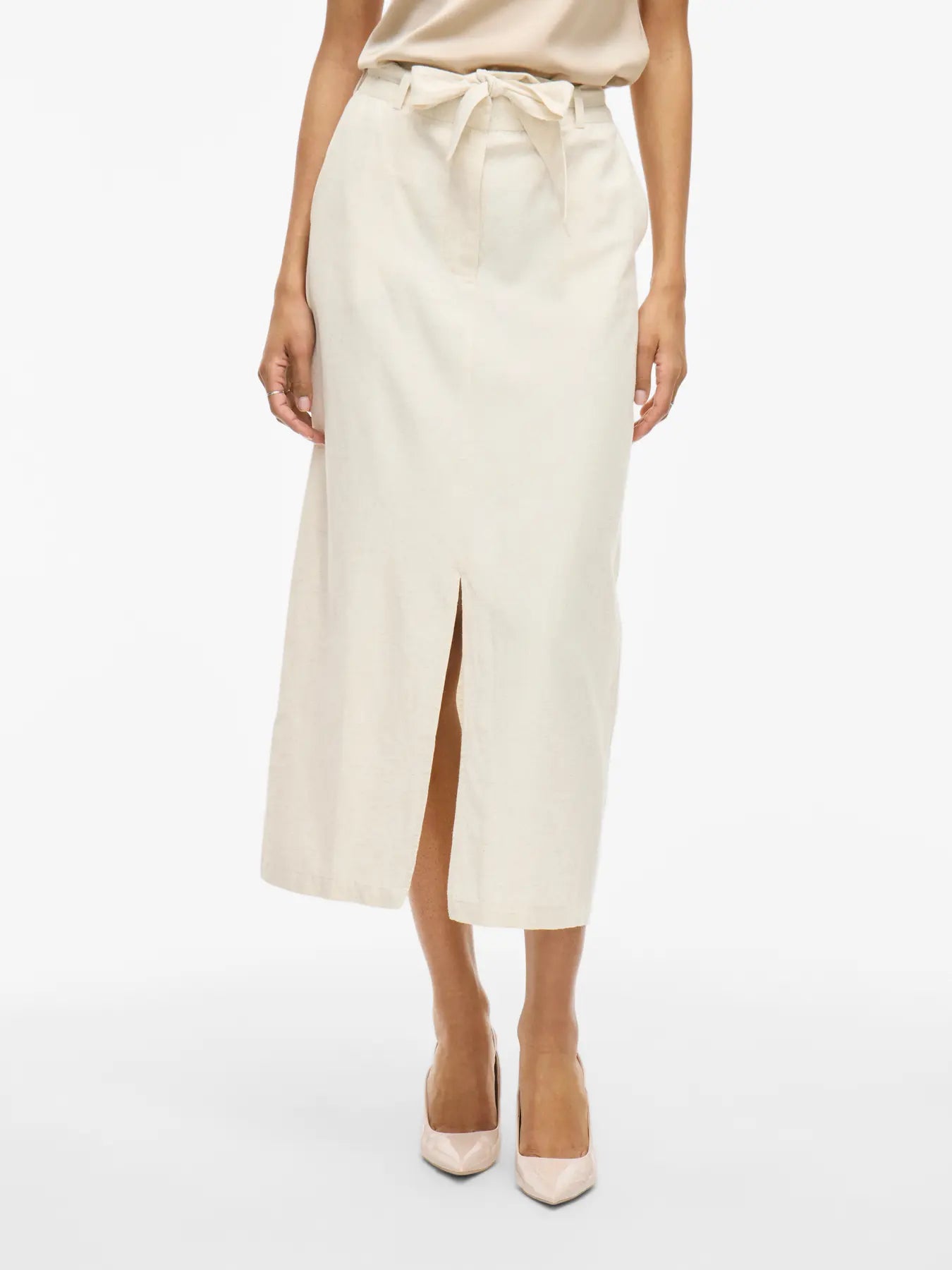 Linen Pencil Skirt