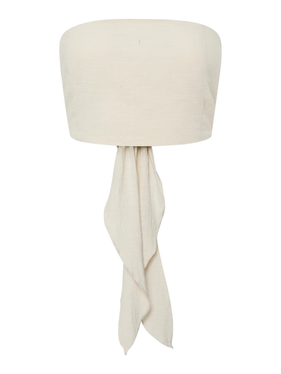 Linen Bandeau Top